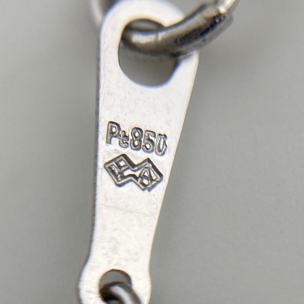 メレダイヤ デザインネックレス プラチナ ペンダント ネックレス Pt900 Pt850 ダイヤモンド レディース 【中古】nbjwl
