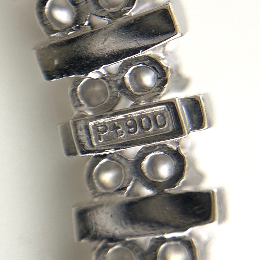 メレダイヤ デザインネックレス プラチナ ペンダント ネックレス Pt900 Pt850 ダイヤモンド レディース 【中古】nbjwl