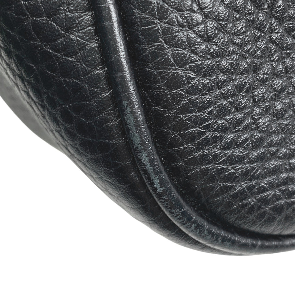 グッチ ソーホー ショルダーバッグ タッセル フリンジ ショルダーバッグ レザー ブラック 308364 レディース 【中古】brbag