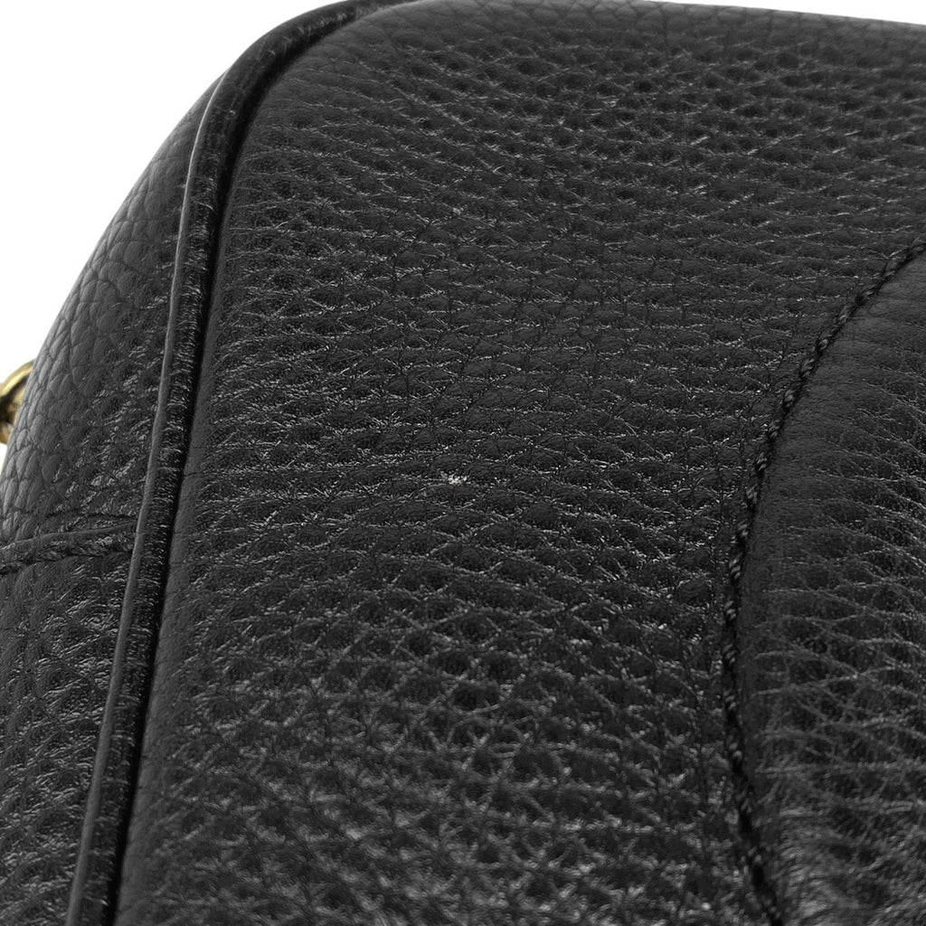 グッチ ソーホー ショルダーバッグ タッセル フリンジ ショルダーバッグ レザー ブラック 308364 レディース 【中古】brbag