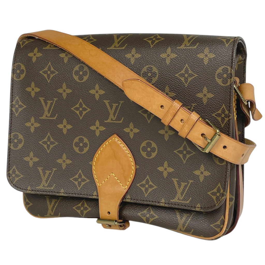 ルイ・ヴィトン カルトシエール 斜め掛け ショルダーバッグ モノグラム ブラウン M51252 レディース 【中古】brbag
