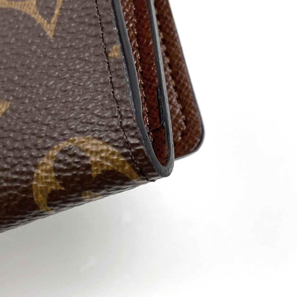 ルイヴィトン カードケース 名刺入れ モノグラム 茶 ブラウン アンヴェロップ LOUIS VUITTON ルイヴィトン 名刺入れ カードケース メンズ
