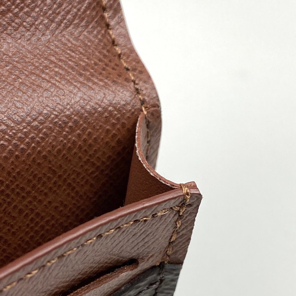 ルイヴィトン カードケース 名刺入れ モノグラム 茶 ブラウン アンヴェロップ LOUIS VUITTON ルイヴィトン 名刺入れ カードケース メンズ