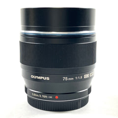 オリンパス OLYMPUS M.ZUIKO DIGITAL ED 75mm F1.8 ブラック 一眼カメラ用レンズ（オートフォーカス） 【中古】cambb