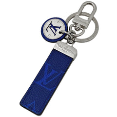 ルイ・ヴィトン ポルトクレ ネオ LV クラブ バッグチャーム キーリング タイガ モノグラム キーホルダー タイガラマ コバルト M69324 メンズ 【中古】brbag