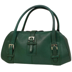 ロエベ センダ ハンドバッグ ロゴ ショルダーバッグ ハンドバッグ レザー グリーン レディース 【中古】brbag