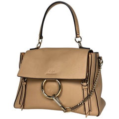 クロエ フェイ デイ ハンドバッグ 2WAY ショルダーバッグ ハンドバッグ レザー ベージュ レディース 【中古】brbag