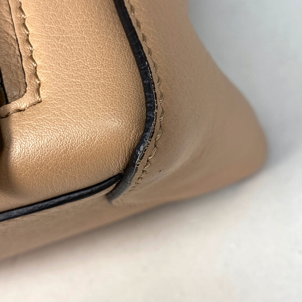 クロエ フェイ デイ ハンドバッグ 2WAY ショルダーバッグ ハンドバッグ レザー ベージュ レディース 【中古】brbag