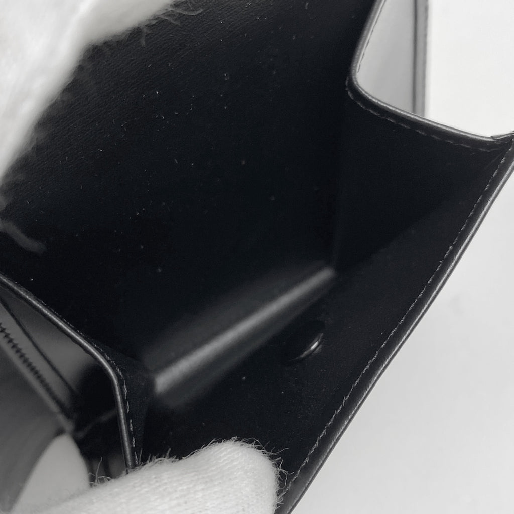 カルティエ マストライン 二つ折り財布 マストドゥ 二つ折り財布 レザー ブラック レディース 【中古】brbag