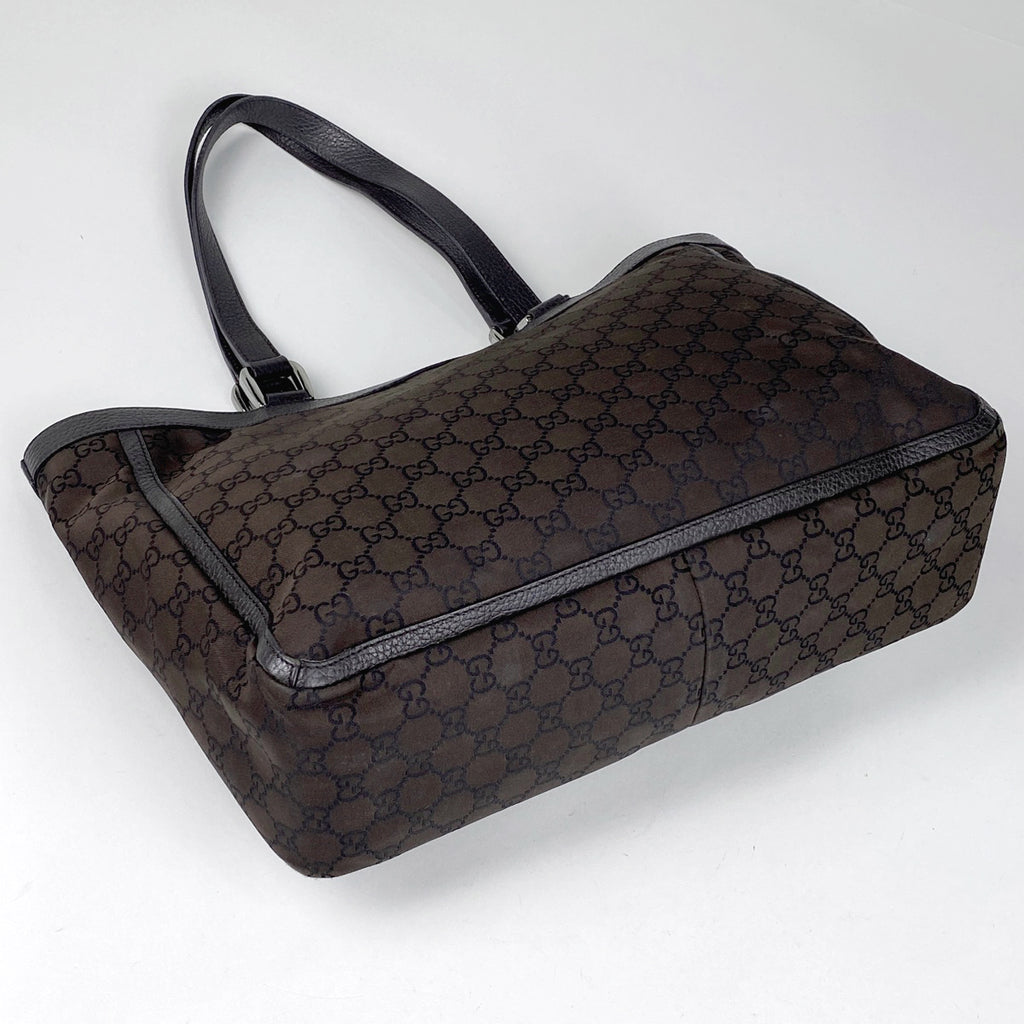 グッチ GG柄 トートバッグ 肩掛け ハンドバッグ トートバッグ GGキャンバス ブラウン 268639 レディース 【中古】brbag