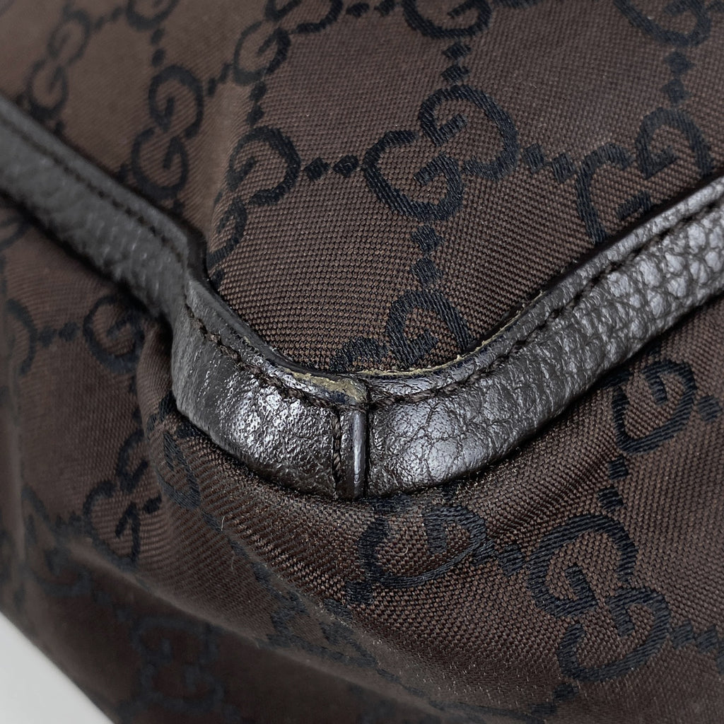グッチ GG柄 トートバッグ 肩掛け ハンドバッグ トートバッグ GGキャンバス ブラウン 268639 レディース 【中古】brbag
