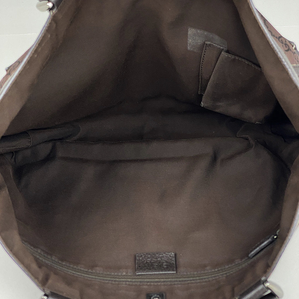 グッチ GG柄 トートバッグ 肩掛け ハンドバッグ トートバッグ GGキャンバス ブラウン 268639 レディース 【中古】brbag