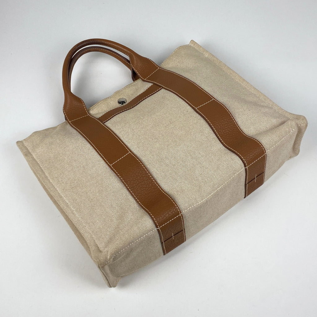 【HERMES】サックアーネ/MM/トートバッグ/レザー/トワルアッシュ バイセル公式】エルメス サックアーネ MM ハンドバッグ 通勤