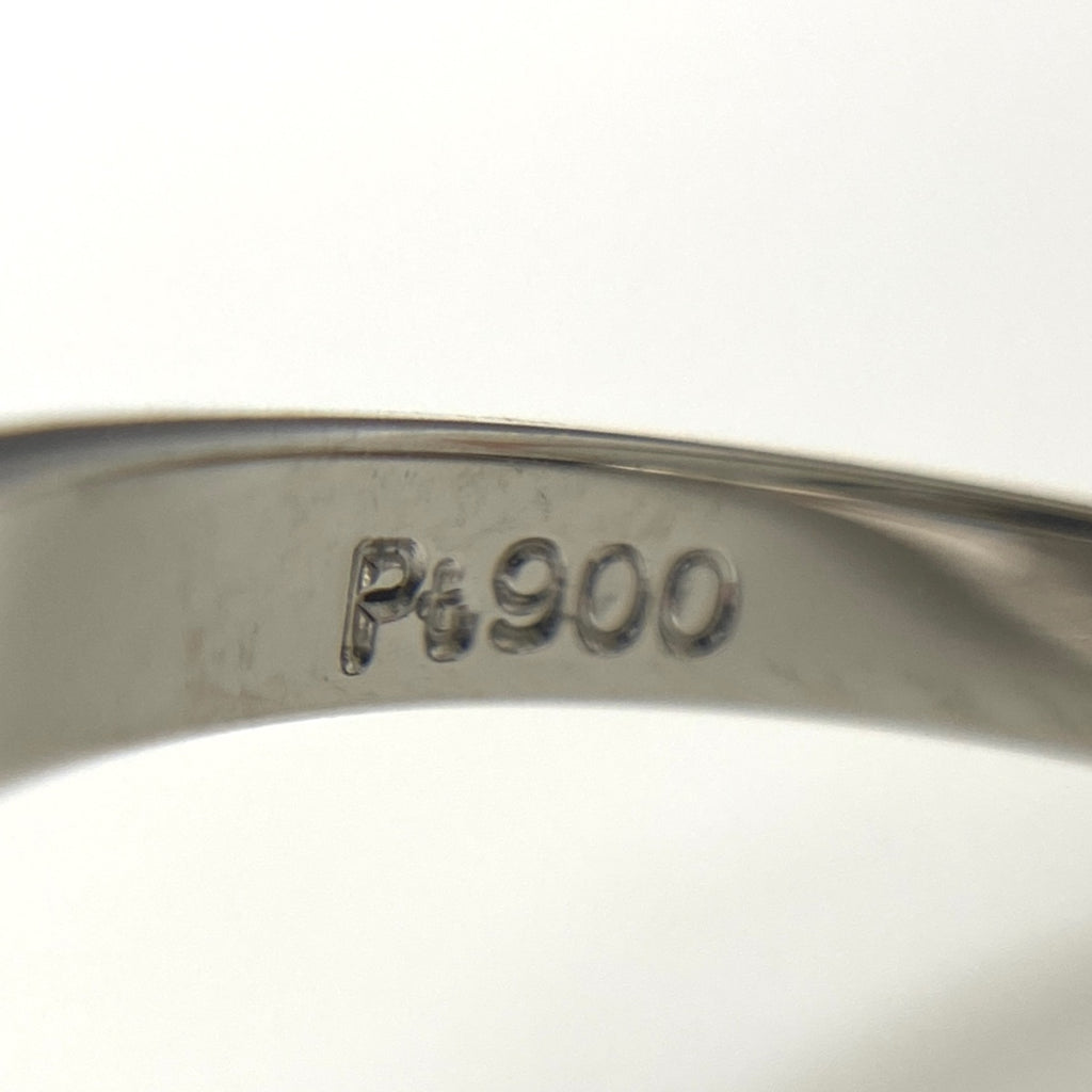 メレダイヤ デザインリング プラチナ 指輪 リング 11.5号 Pt900 ダイヤモンド レディース 【中古】nbjwl