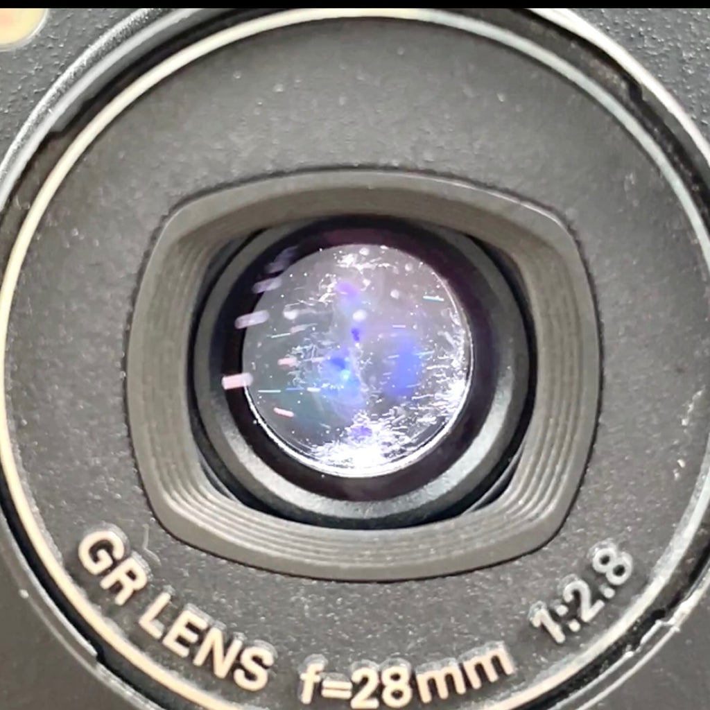 リコー RICOH GR1V ブラック ［ジャンク品］ フィルム コンパクトカメラ 【中古】cambb