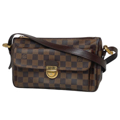 ルイ・ヴィトン ラヴェッロ GM 肩掛け ショルダーバッグ ダミエ ブラウン N60006 レディース 【中古】brbag