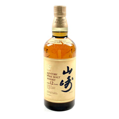 【東京都内限定お届け】 サントリー SUNTORY 山崎 12年 ピュアモルト 金花 750ml 国産ウイスキー 【古酒】liqbb