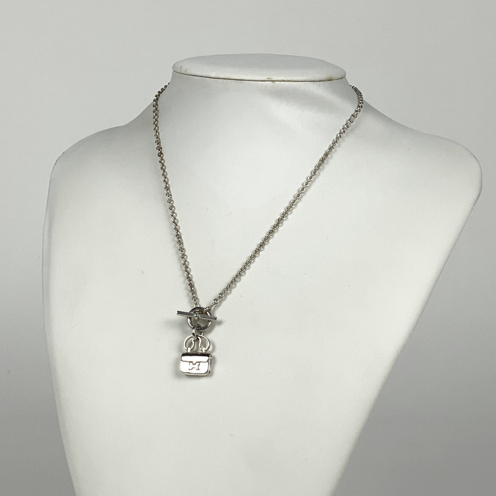 エルメス アミュレット コンスタンス ネックレス ペンダント ネックレス シルバー925 シルバー レディース 【中古】bracc
