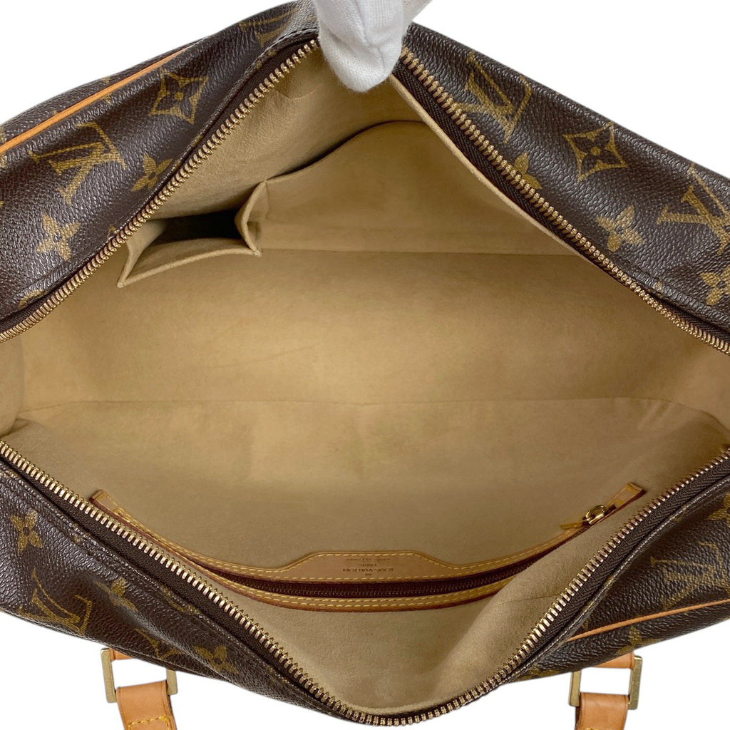 ルイ・ヴィトン シテ GM 肩掛け ショルダーバッグ モノグラム ブラウン M51181 レディース 【中古】brbag
