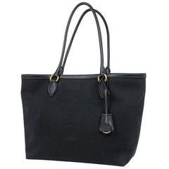 プラダ ロゴ ジャガード トートバッグ ショルダーバッグ トートバッグ キャンバス ネロ(ブラック) レディース 【中古】brbag