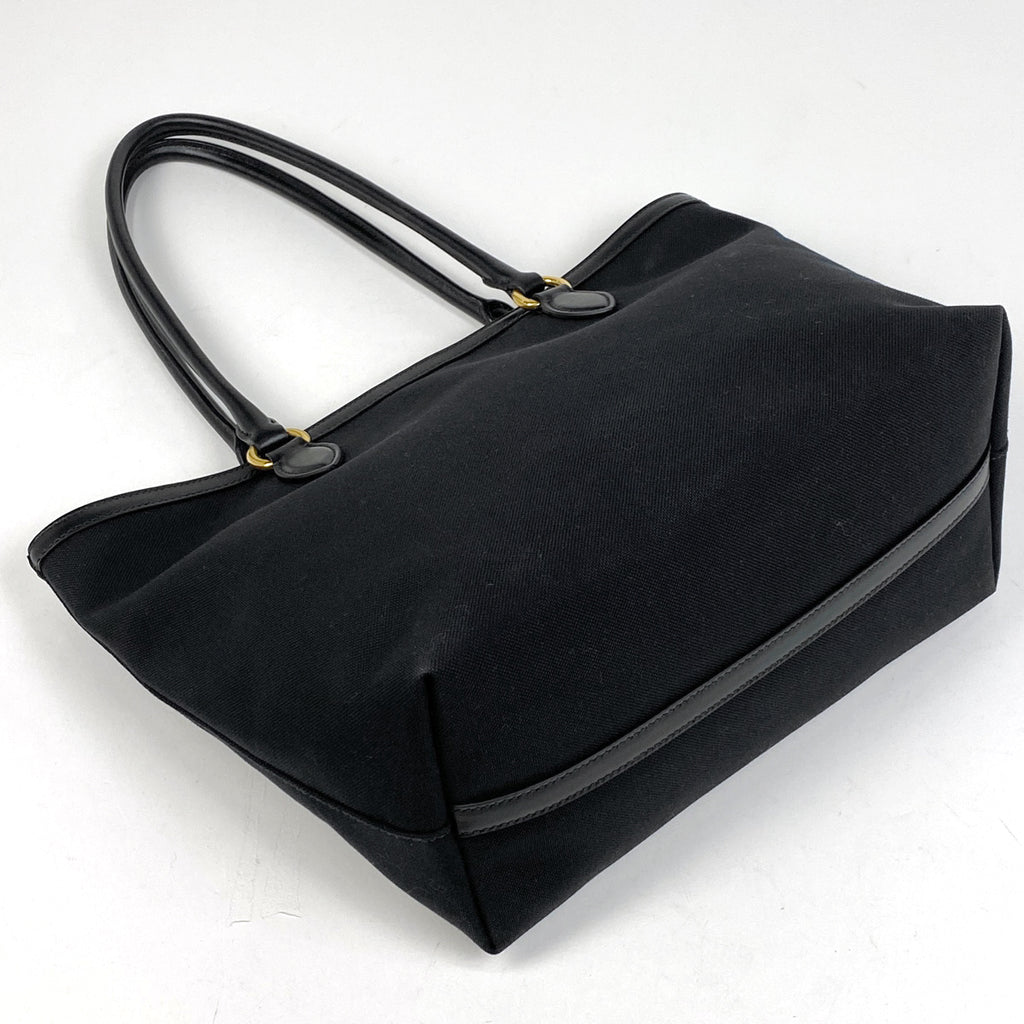 プラダ ロゴ ジャガード トートバッグ ショルダーバッグ トートバッグ キャンバス ネロ(ブラック) レディース 【中古】brbag