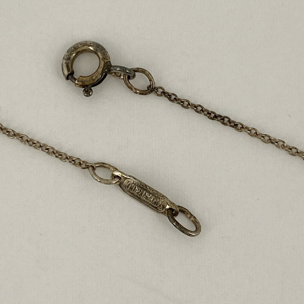 ティファニー シグネチャー ネックレス ペンダント クロス ネックレス シルバー925 シルバー ゴールド レディース 【中古】bracc