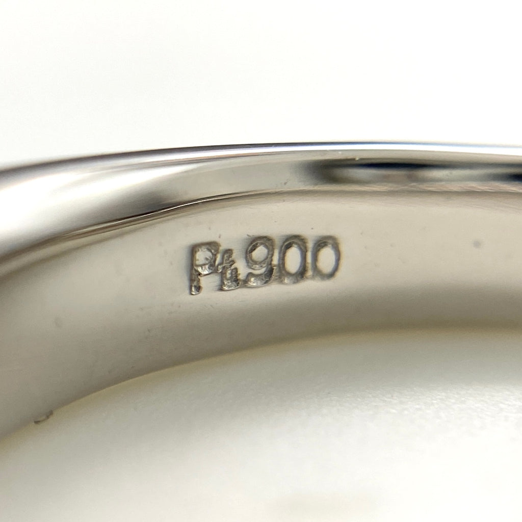 ダイヤモンド デザインリング プラチナ 指輪 リング 8号 Pt900 ダイヤモンド レディース 【中古】nbjwl