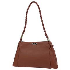 クロエ ロゴ ショルダーバッグ ワンショルダー ショルダーバッグ レザー ブラウン レディース 【中古】brbag