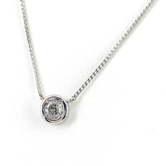ダイヤモンド デザインネックレス プラチナ ペンダント ネックレス Pt850 ダイヤモンド レディース 【中古】nbjwl