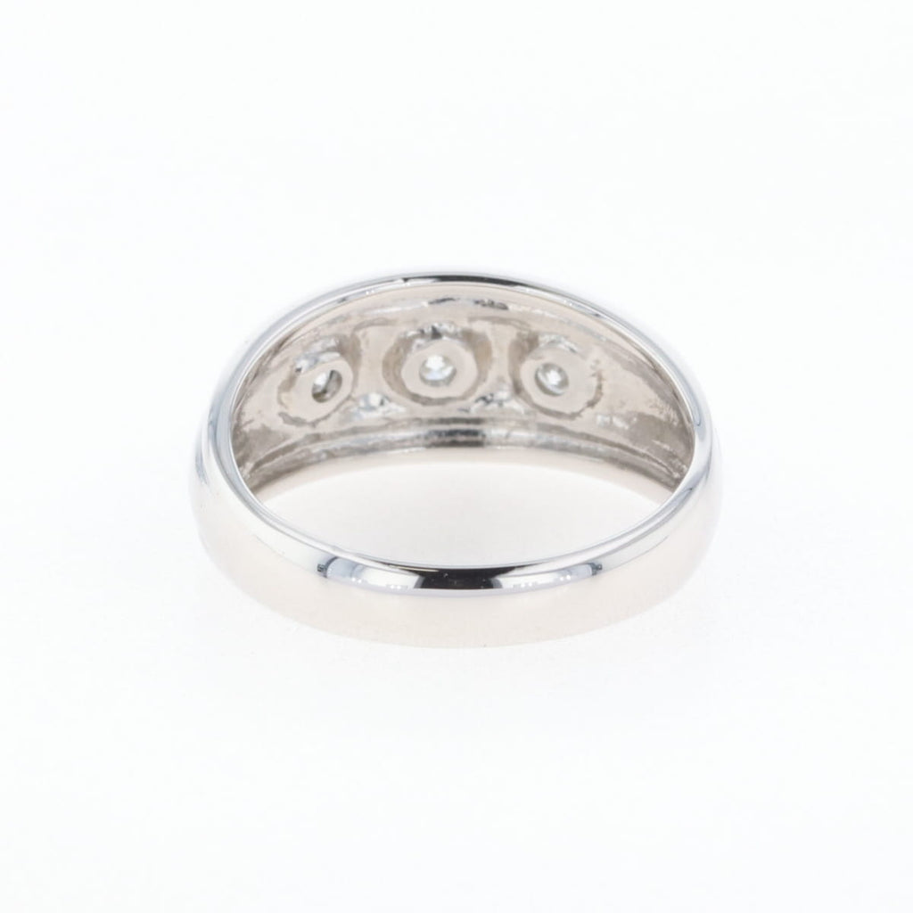 メレダイヤ デザインリング プラチナ 指輪 リング 4.5号 Pt900 ダイヤモンド レディース 【中古】nbjwl
