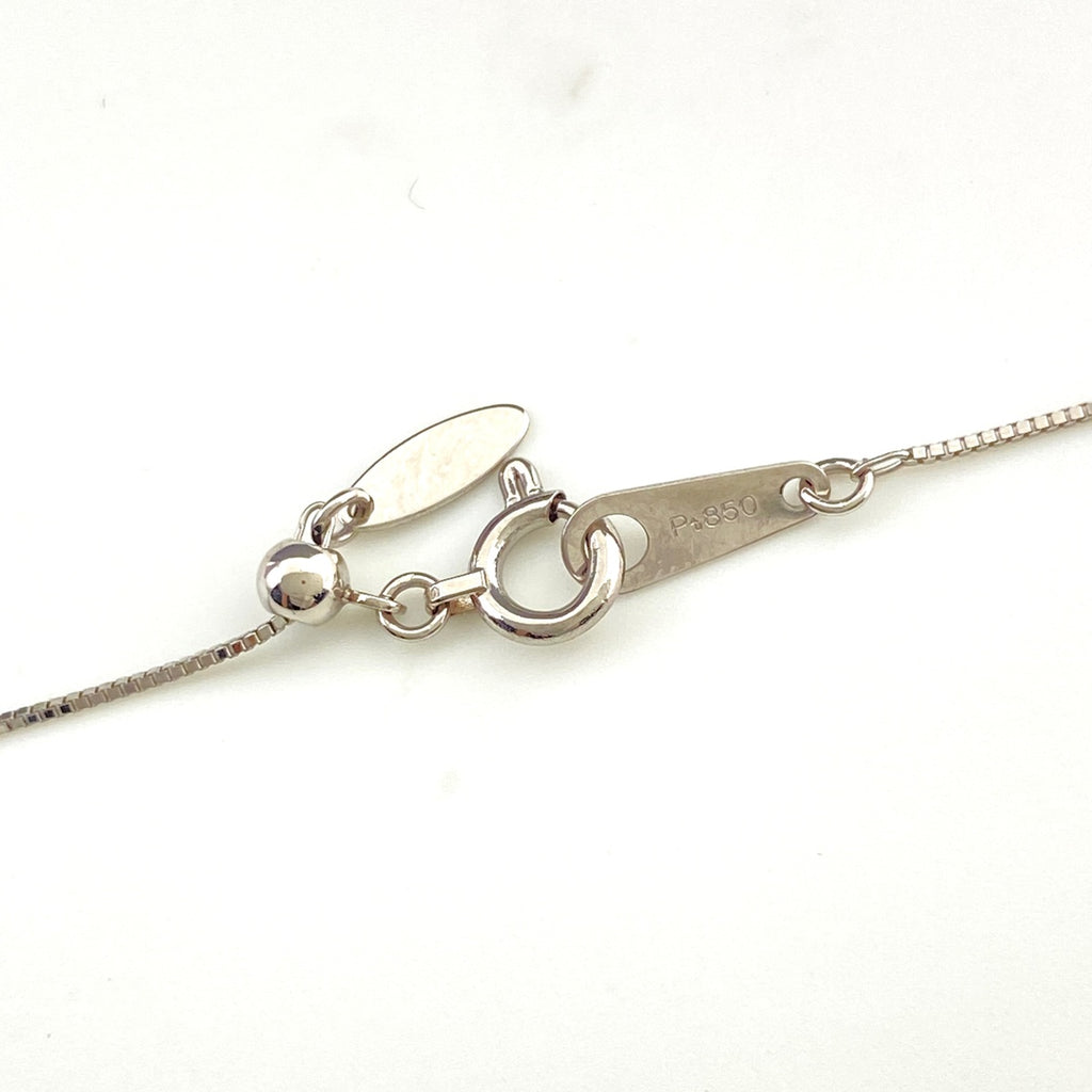 メレダイヤ デザインネックレス プラチナ ペンダント ネックレス Pt900 Pt850 ダイヤモンド レディース 【中古】nbjwl