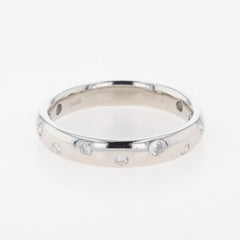 メレダイヤ デザインリング プラチナ 指輪 リング 16号 Pt900 ダイヤモンド レディース 【中古】nbjwl