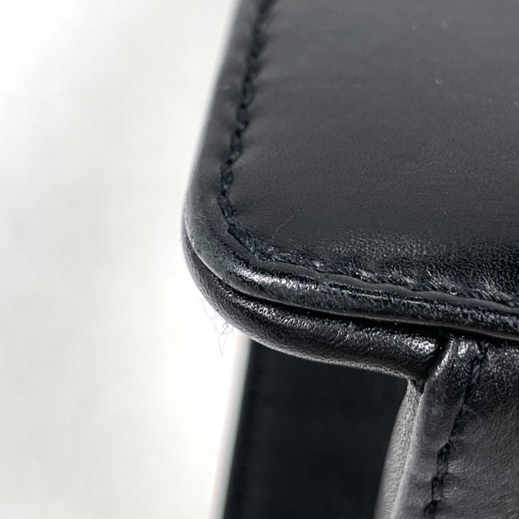 シャネル ロゴ ショルダーバッグ トートバッグ ショルダーバッグ レザー ブラック レディース 【中古】brbag