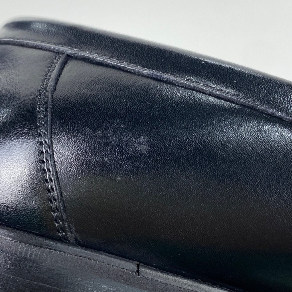 グッチ ホースビット ローファー ビジネスシューズ 靴 ローファー レザー ブラック メンズ 【中古】brbag