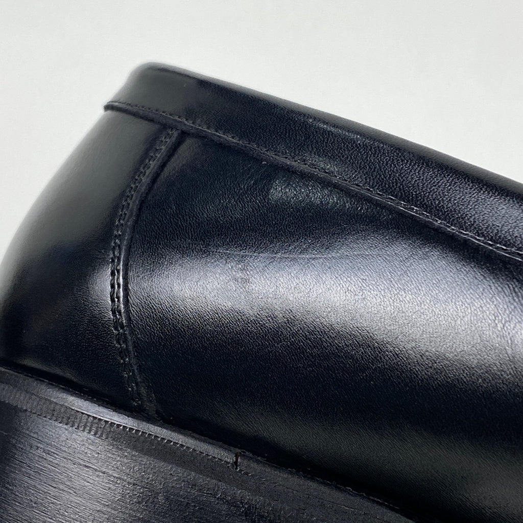 グッチ ホースビット ローファー ビジネスシューズ 靴 ローファー レザー ブラック メンズ 【中古】brbag