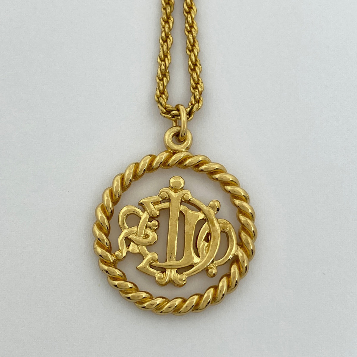 在庫一掃】 クリスチャンディオール ロゴ ラウンド ヴィンテージロゴ