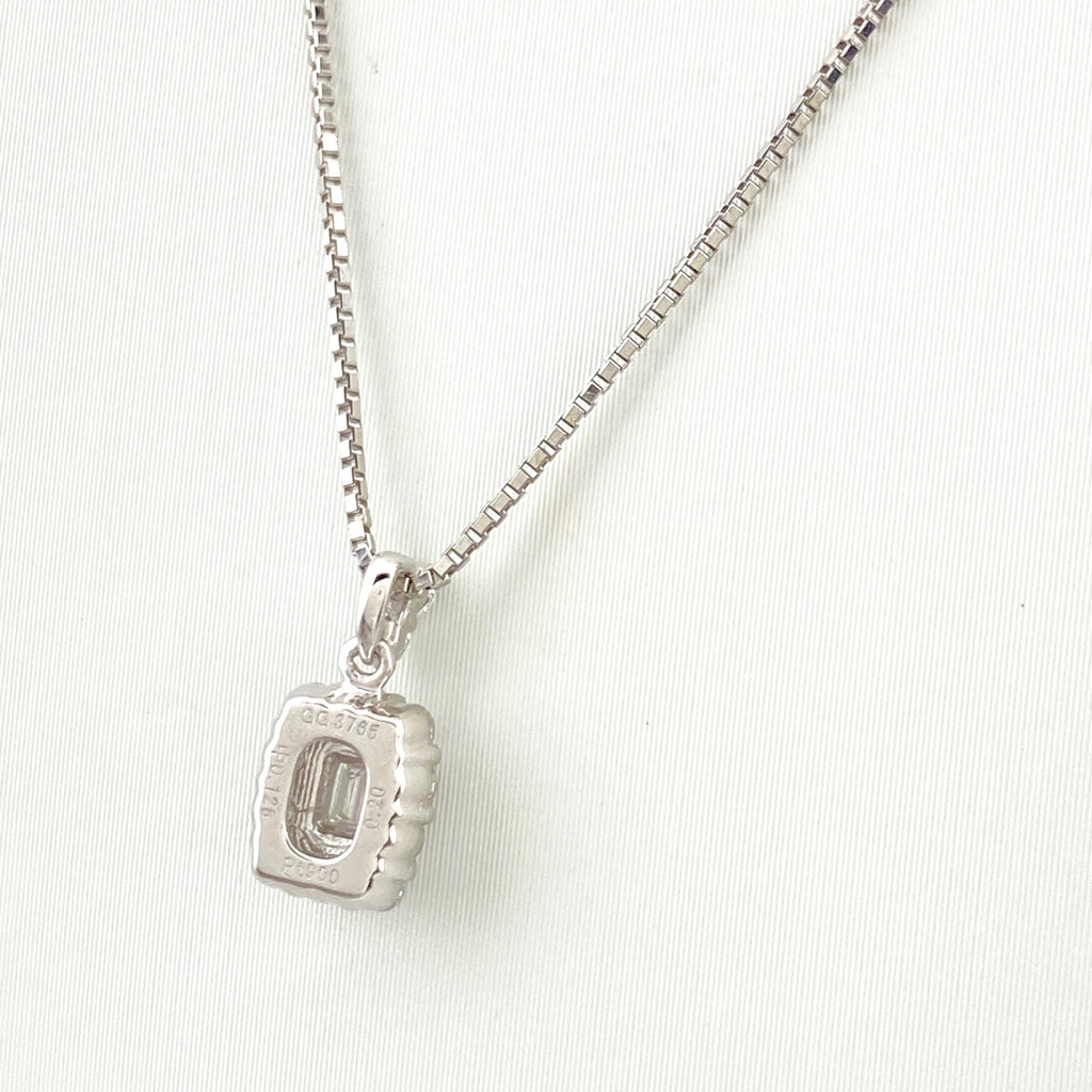 ダイヤモンド デザインネックレス プラチナ メレダイヤ プラチナ ネックレス Pt900 Pt850 ダイヤモンド レディース 【中古】nbjwl
