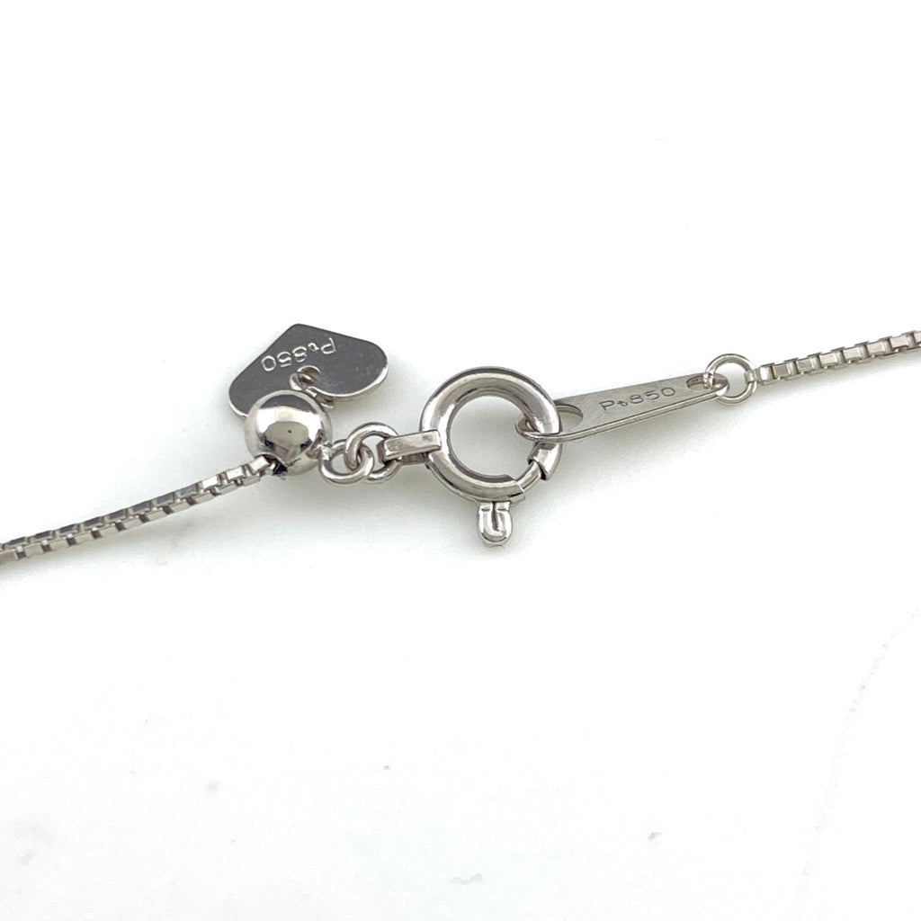 ダイヤモンド デザインネックレス プラチナ メレダイヤ プラチナ ネックレス Pt900 Pt850 ダイヤモンド レディース 【中古】nbjwl