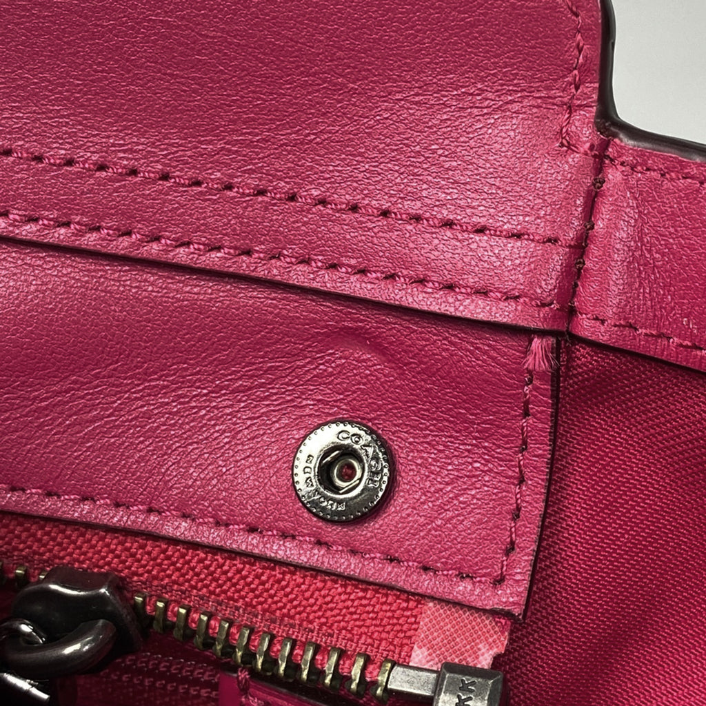 コーチ スワッガー 27 2WAY ショルダーバッグ ハンドバッグ レザー ピンク 34816 レディース 【中古】brbag