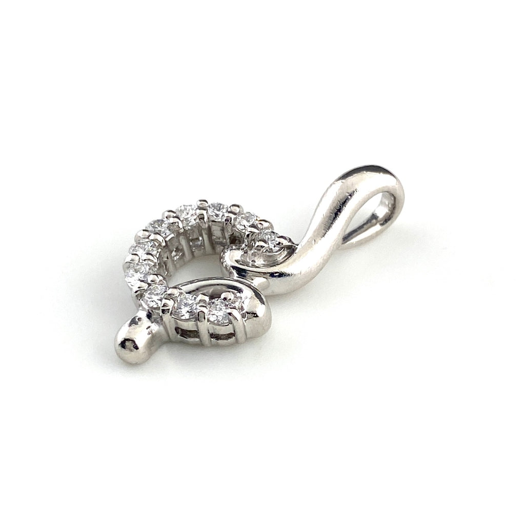 メレダイヤ デザインペンダントトップ プラチナ ペンダントトップ Pt900 ダイヤモンド レディース 【中古】nbjwl