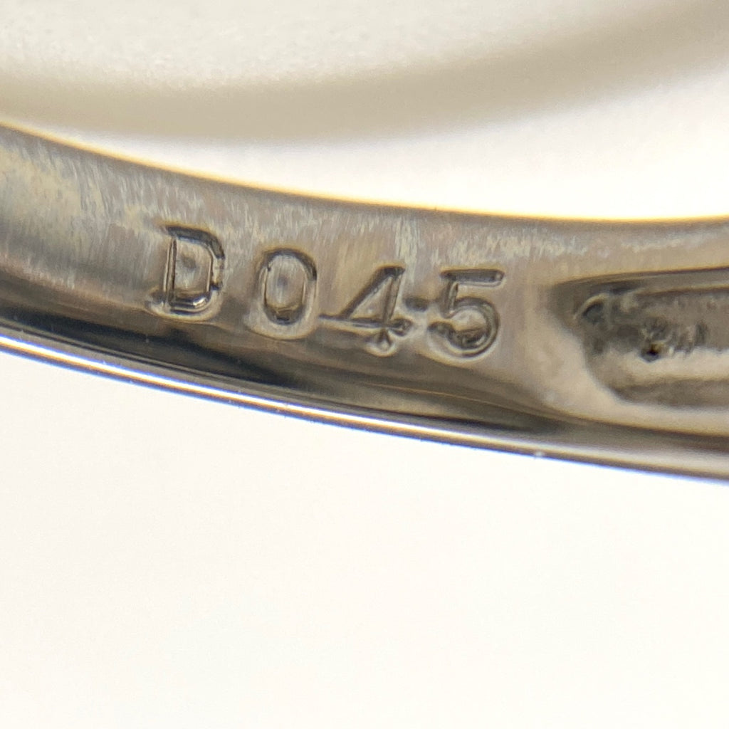 アクアマリン デザインリング プラチナ メレダイヤ 指輪 リング 11号 Pt900 アクアマリン ダイヤモンド レディース 【中古】nbjwl