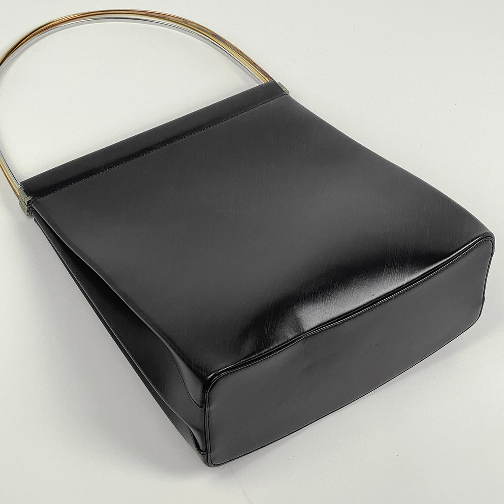 カルティエ トリニティ ハンドバッグ ロゴ ハンドバッグ レザー ブラック レディース 【中古】brbag