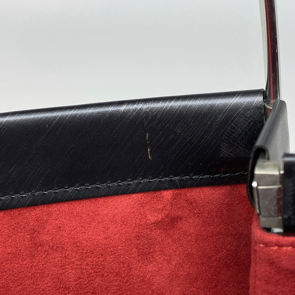 カルティエ トリニティ ハンドバッグ ロゴ ハンドバッグ レザー ブラック レディース 【中古】brbag
