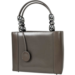 クリスチャンディオール マリスパール ハンドバッグ レザー グレー レディース 【中古】brbag