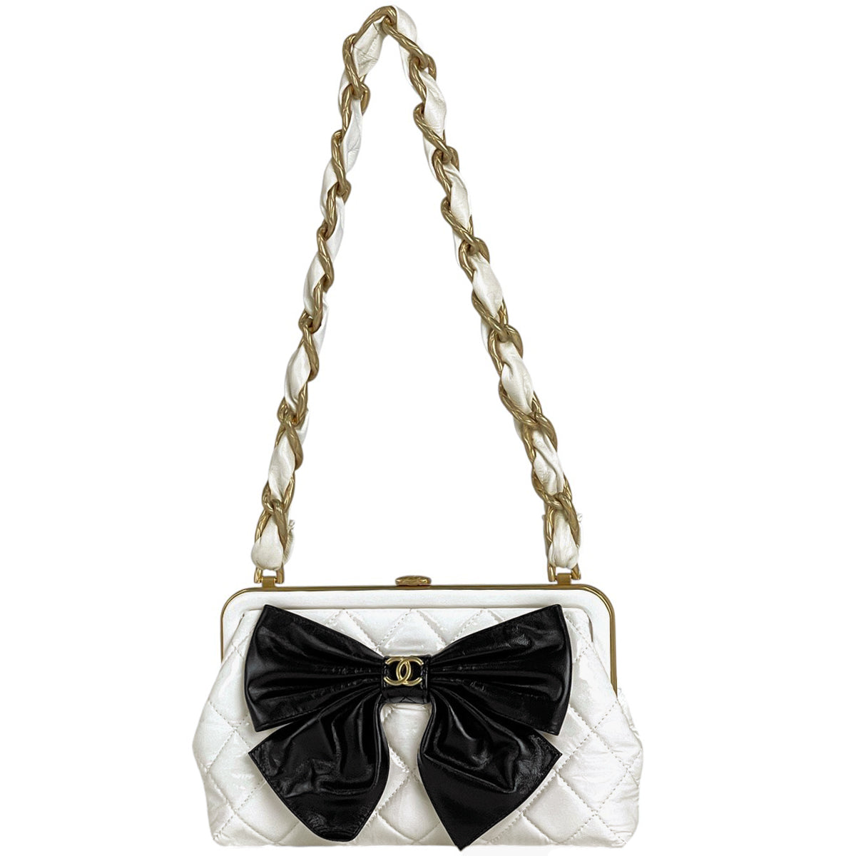 バイセル公式】シャネル ココマーク チェーン ショルダーバッグ リボン