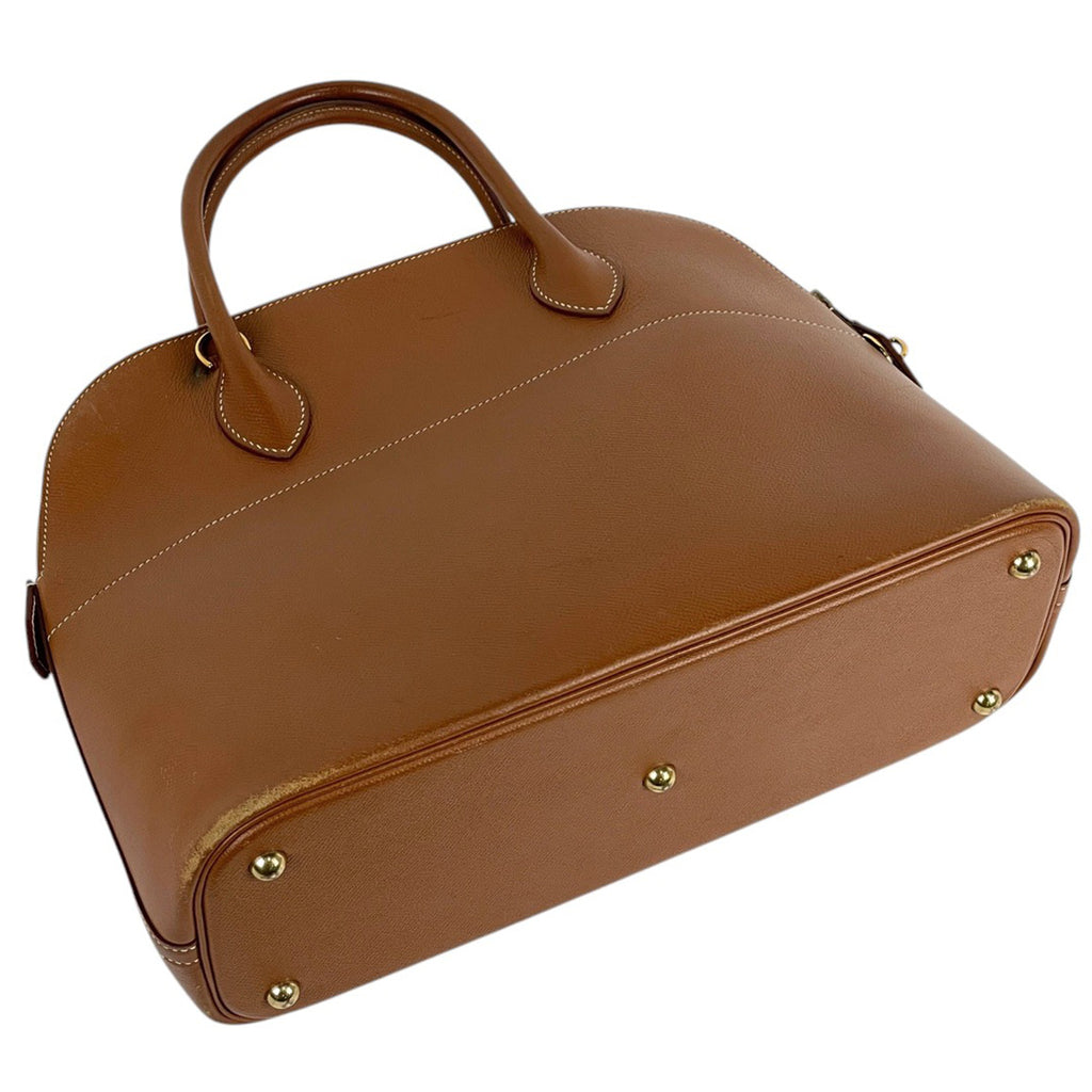 エルメス ボリード 35 2WAY ショルダーバッグ ハンドバッグ クシュベル ゴールド 〇Z レディース 【中古】brbag