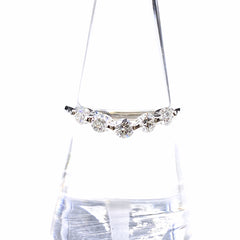 GSTV メレダイヤ デザインリング プラチナ 指輪 リング 18号 Pt1000 ダイヤモンド メンズ 【中古】brjwl