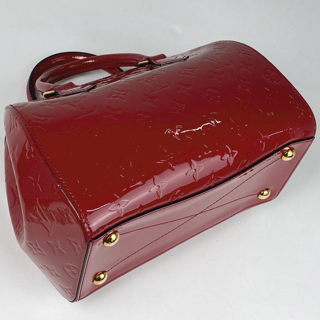 ルイ・ヴィトン モンタナ ボストンバッグ エナメル ハンドバッグ モノグラムヴェルニ ローズアンディアン M90084 レディース 【中古】brbag