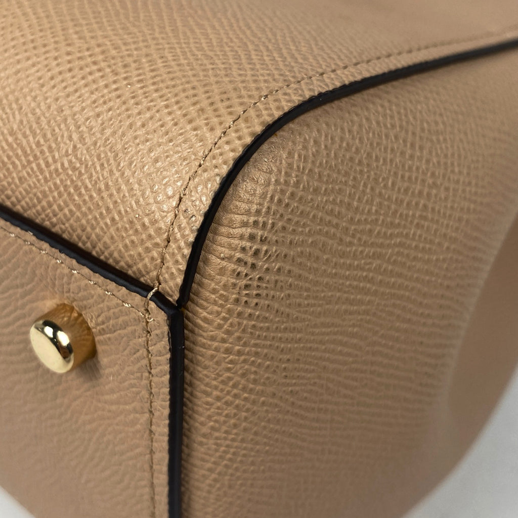 コーチ ロゴ ハンドバッグ 2WAY ショルダーバッグ ハンドバッグ レザー ベージュ 36882 レディース 【中古】brbag