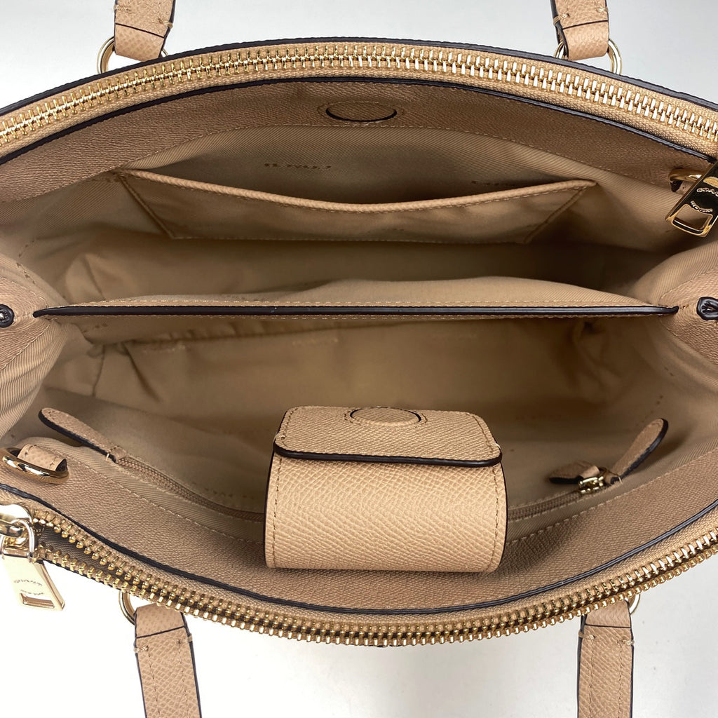 コーチ ロゴ ハンドバッグ 2WAY ショルダーバッグ ハンドバッグ レザー ベージュ 36882 レディース 【中古】brbag